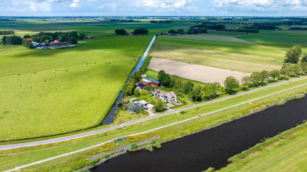 Dronefoto’s voor Woning in Blokzijl